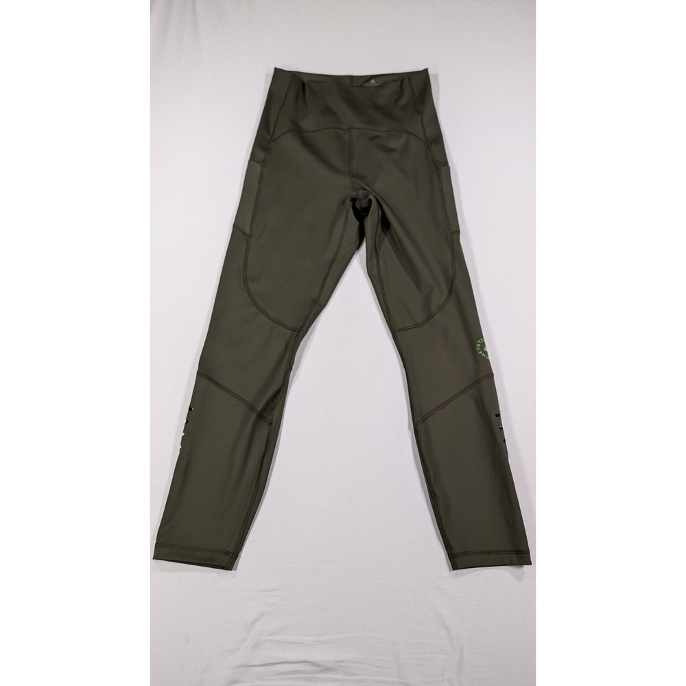 Adidas by Stella McCartney TruePace Leggings Olive Green Parley Running M